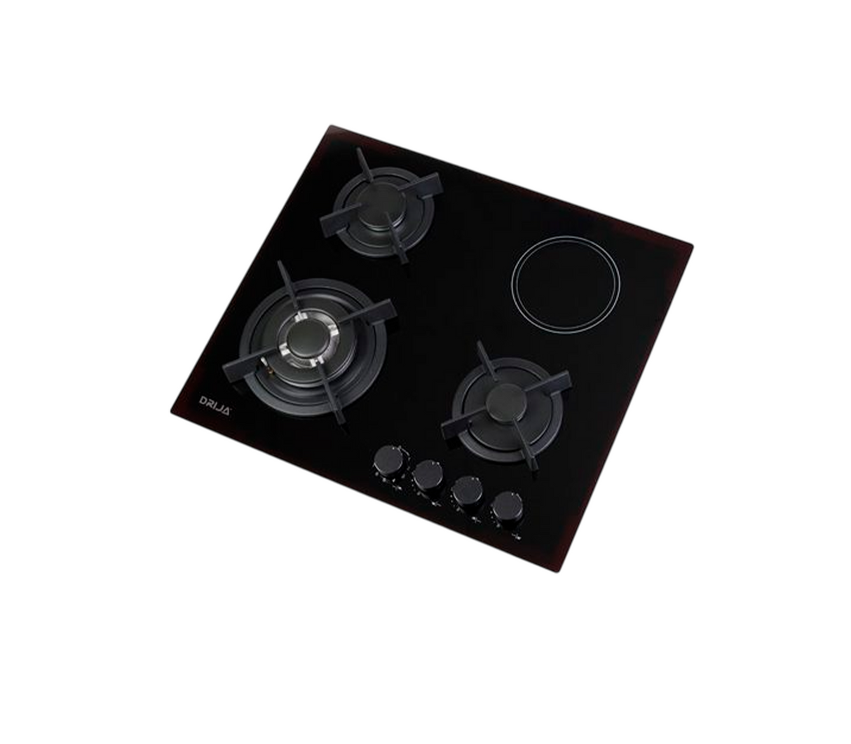 Tope de cocina dual sicilia touch 4h 60cm negro Drija