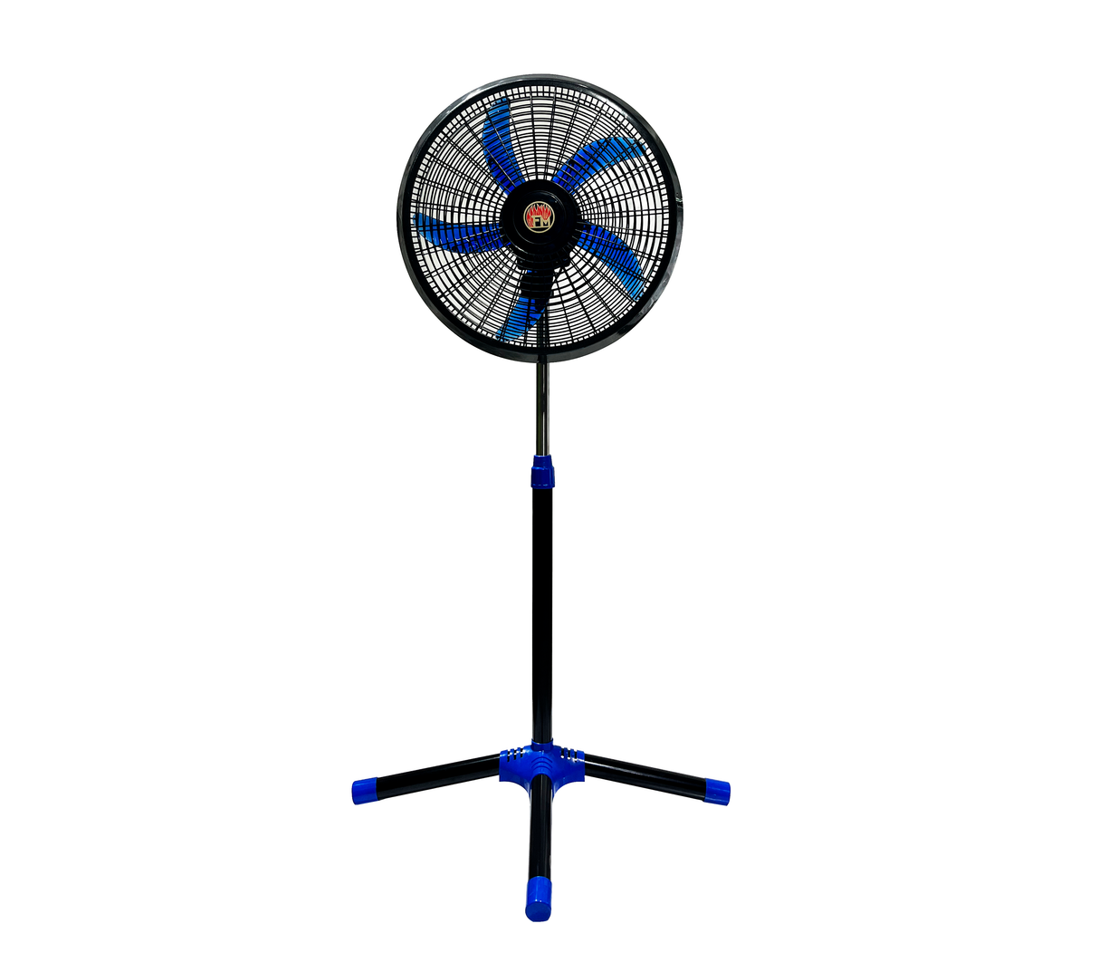 Ventilador de pedestal 18" 5 aspa plástica negro/azul FM