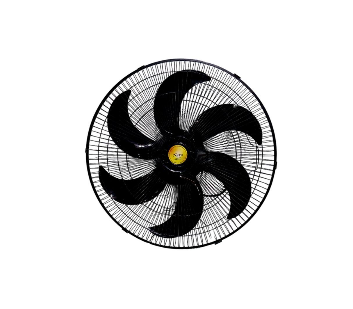 Ventilador de pared 18" 6 aspas negro Nero