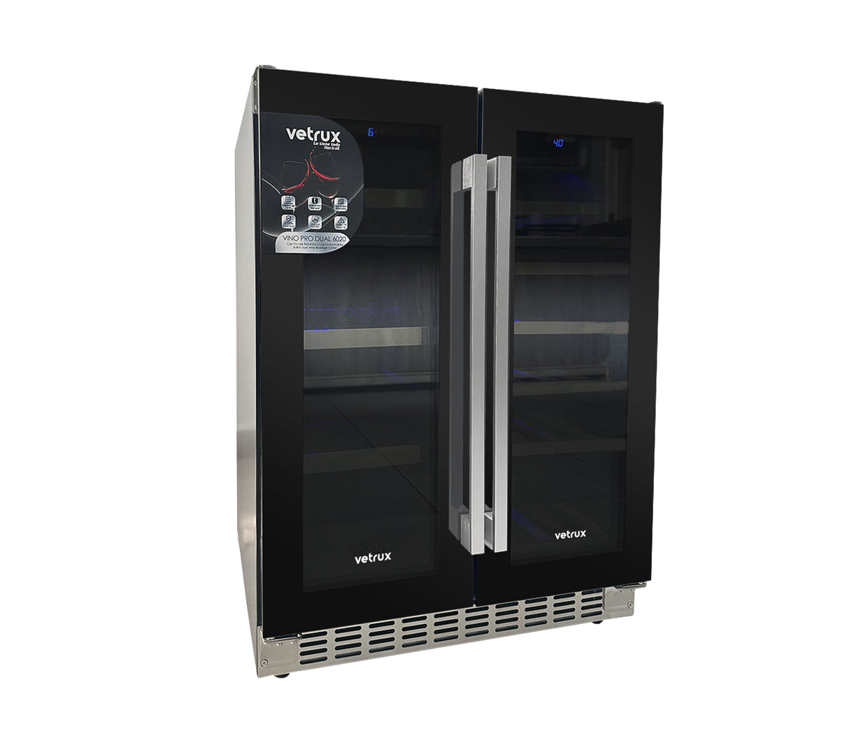 Vinera 20 botellas vino pro dual 6020 Vetrux
