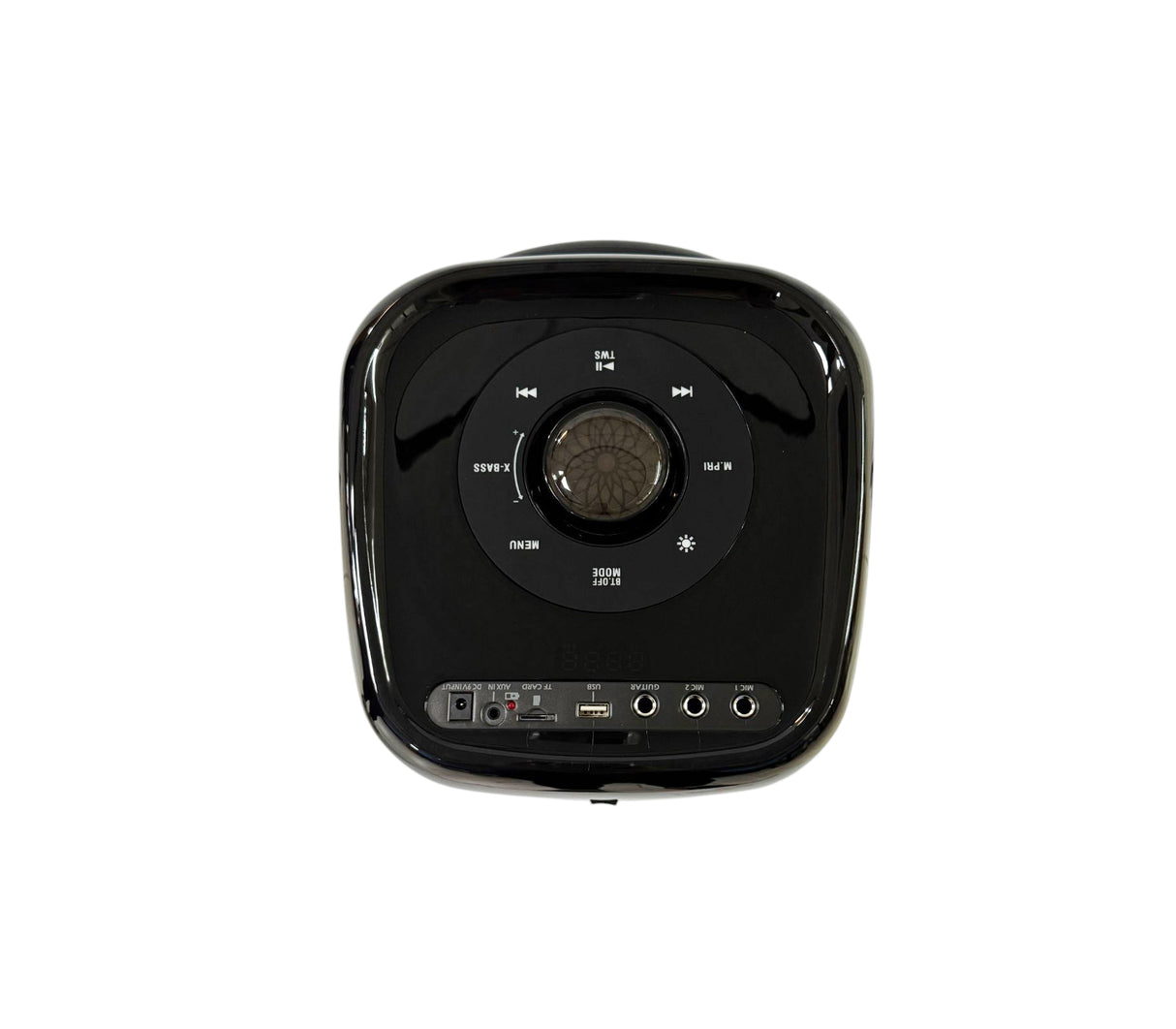 Corneta recargable 8" amplificada 40W Bluetooth USB Karaoke Sankey