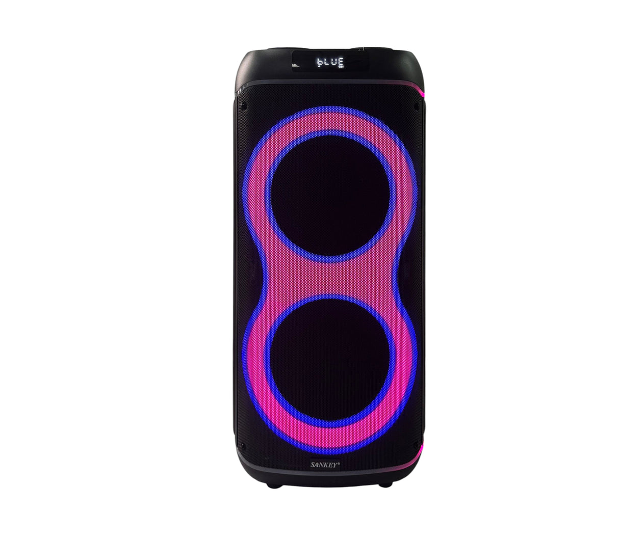 Corneta 8" con control 50W recargable Bluetooth/USB/Karaoke Sankey