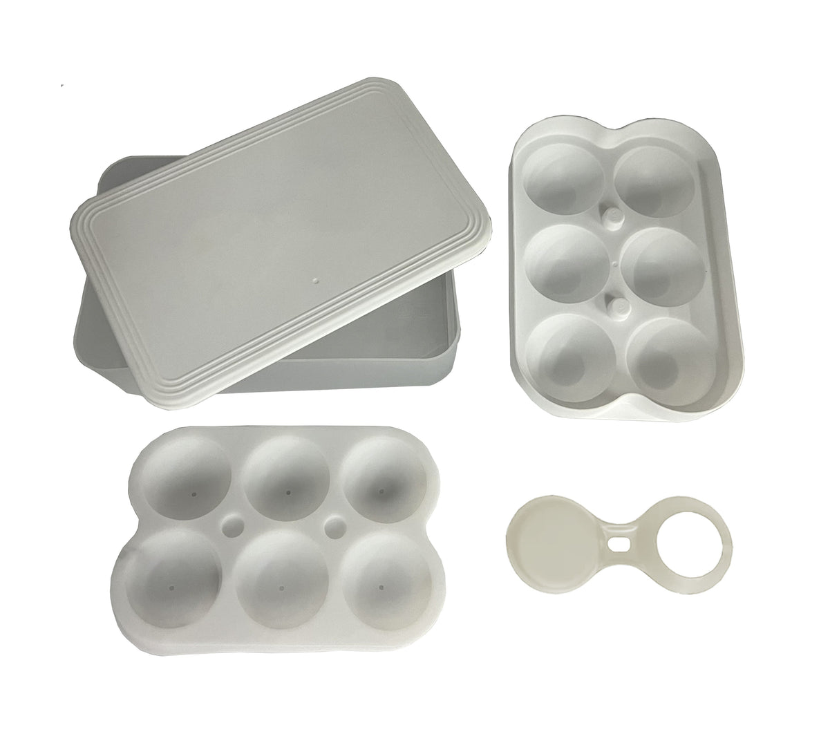 Molde de silicón para bolas de hielo con vianda Powerfik