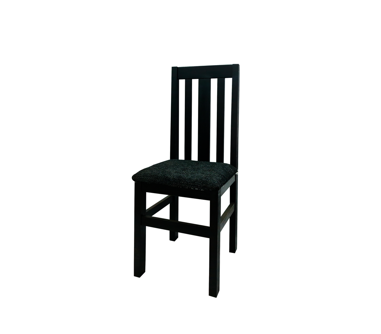 Silla para comedor Patricia con tapizado negra Isabel