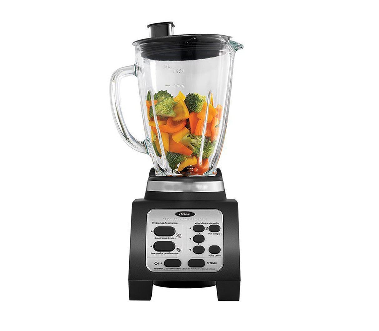 Licuadora 7 velocidades 900W 1.25 litros vaso de vidrio Ostirizer