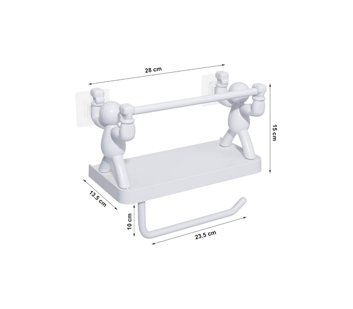 Estante para baños blanco Mo Import