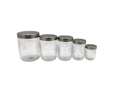 Juego de 5 potes de cocina plástico Sujoya