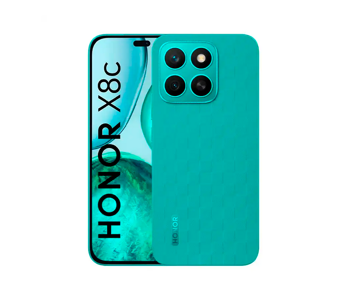Celular X8C 8GB/256GB verde marino Honor