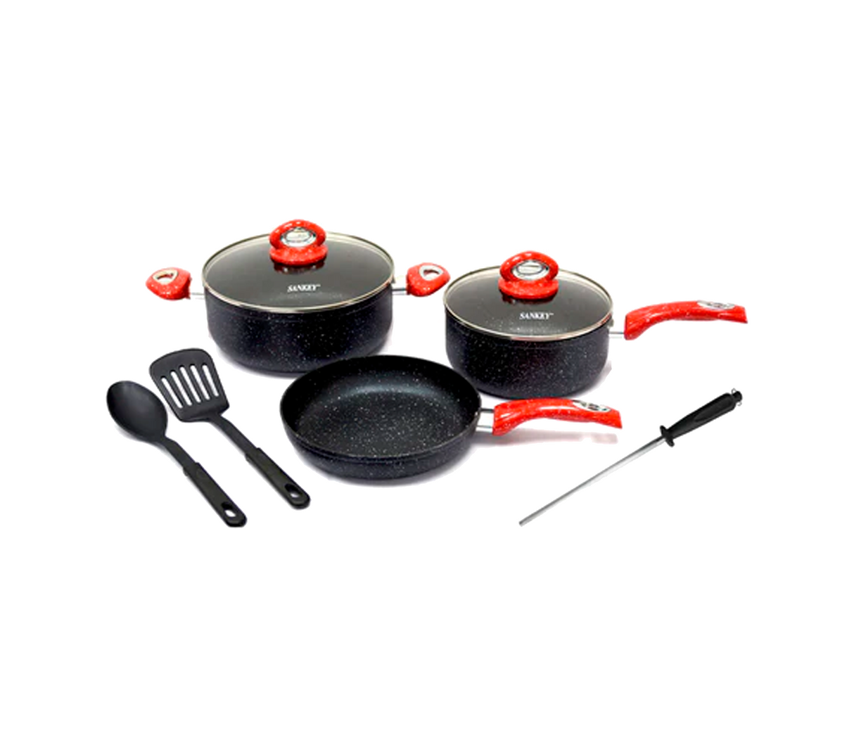 Juego de ollas 8 piezas Rev/Ceramica Sankey