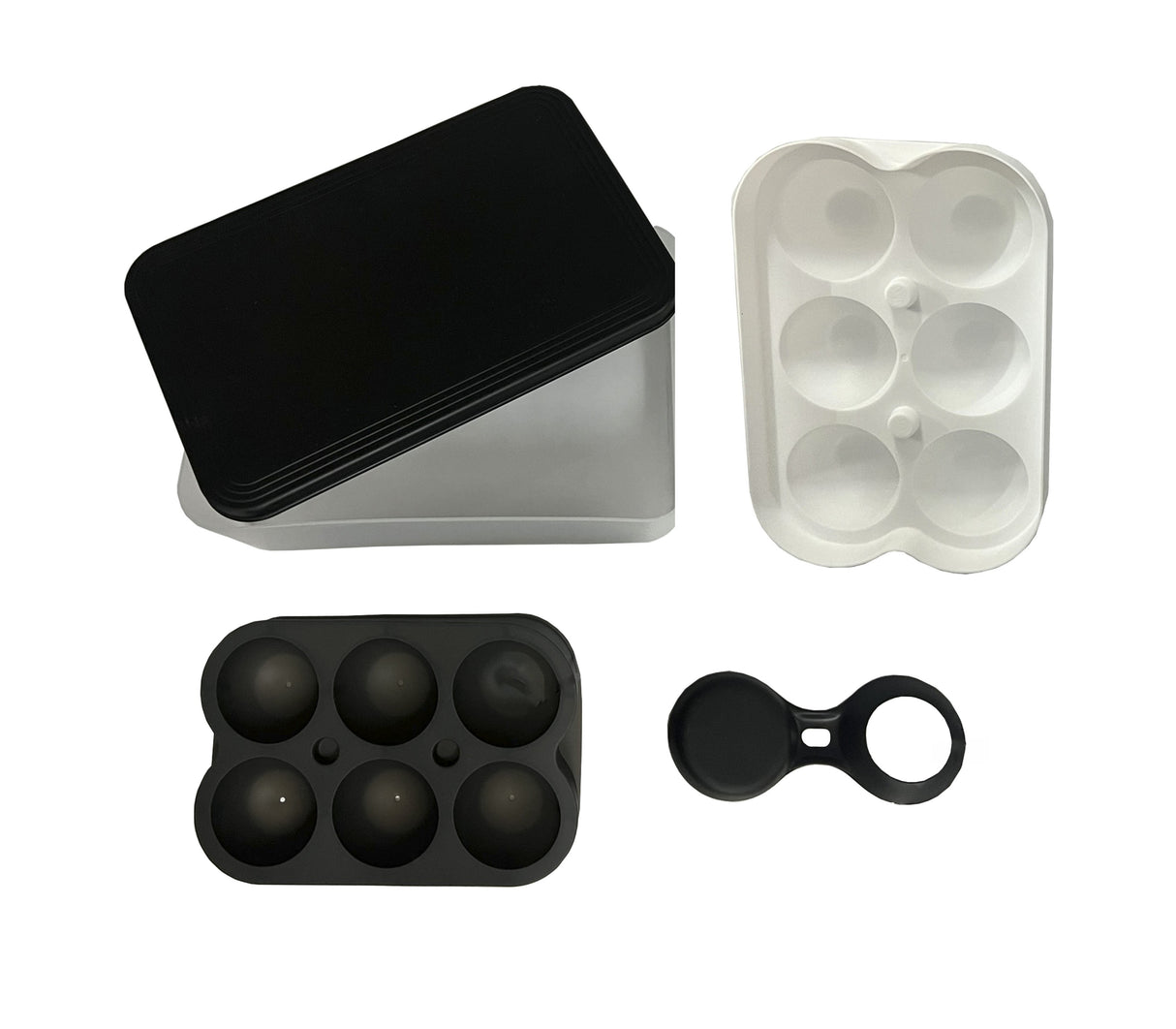 Molde de silicón para bolas de hielo con vianda Powerfik