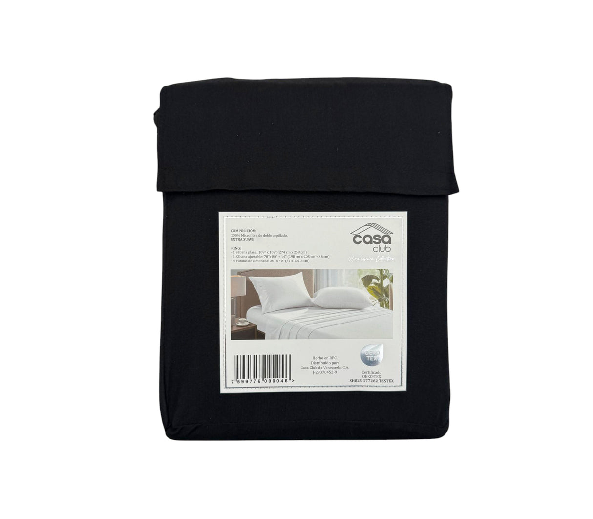 Sábana King bonissima unicolor Casa Club