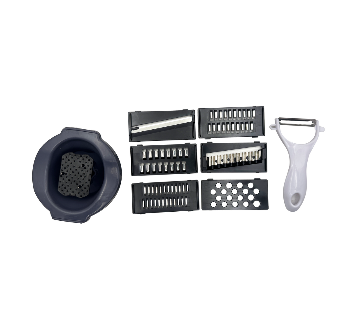 Rebanadora + cortadora multiuso 9 en 1 Sujoya