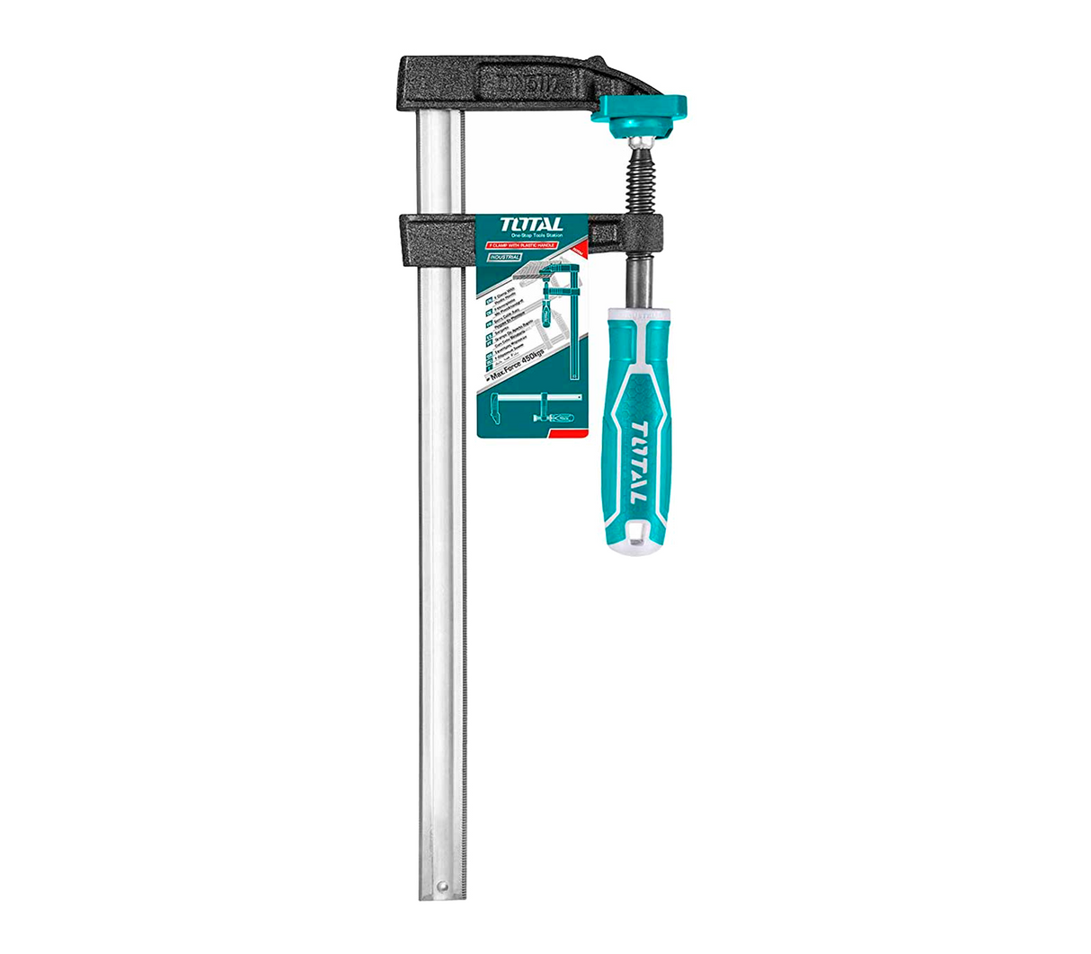 Prensa tipo F 120x500mm Total