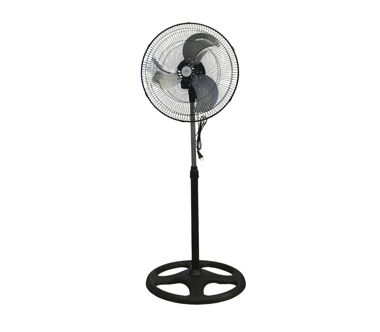 Ventilador con pedestal 18" 3 aspas de metal Nero