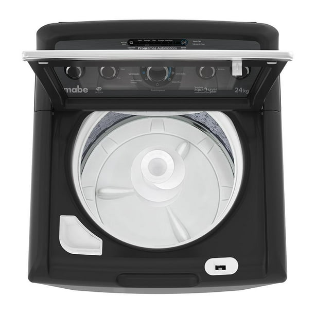 Lavadora automática aqua saber green 24 kg diamond gray Mabe