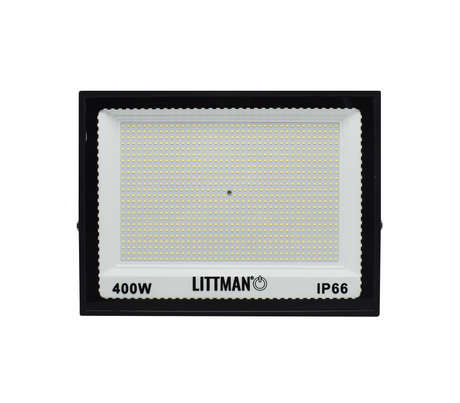 Reflector Led 400w IP66 negro/blanco Littman
