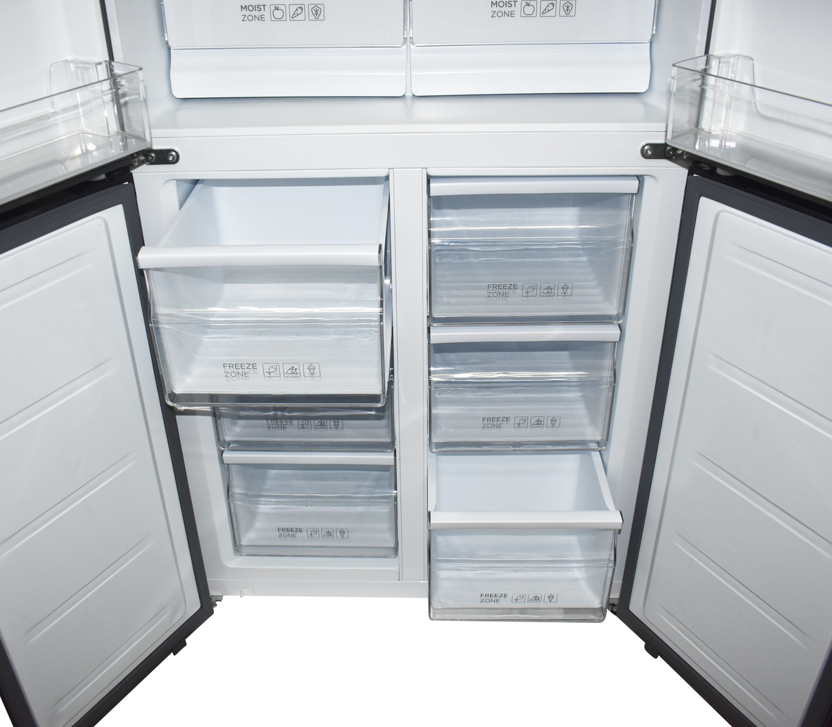 Nevera cross door 16 pies (460 lts) s/escarcha 110v gris galaxy TCL