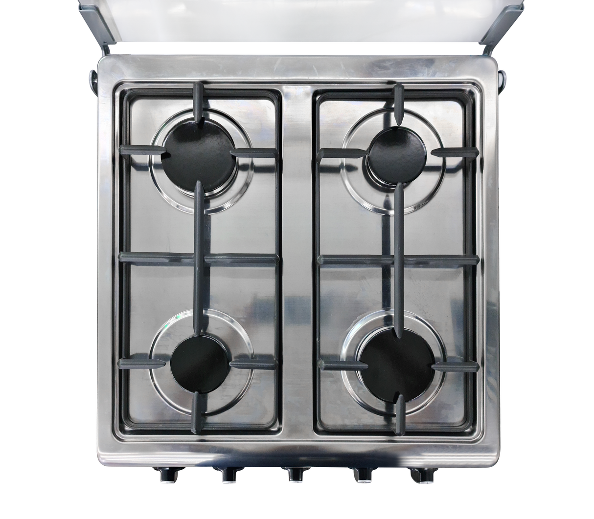 Cocina a gas 20" de piso 4h c/horno Plateada Vene Hogar