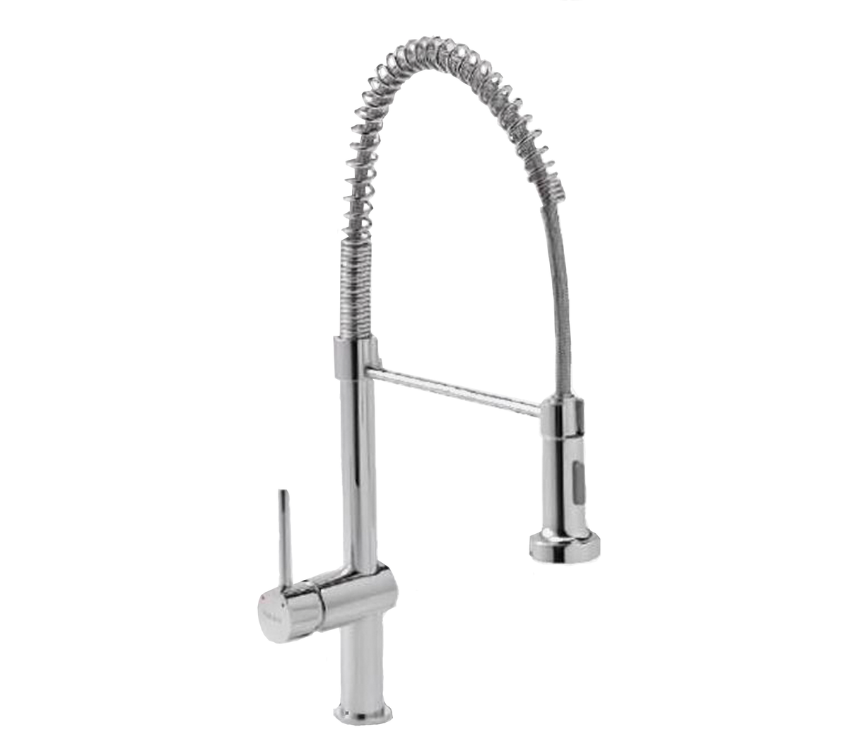 Llave para fregadero monomando bronce cromado plata vástago de cerámica Pelican Faguax