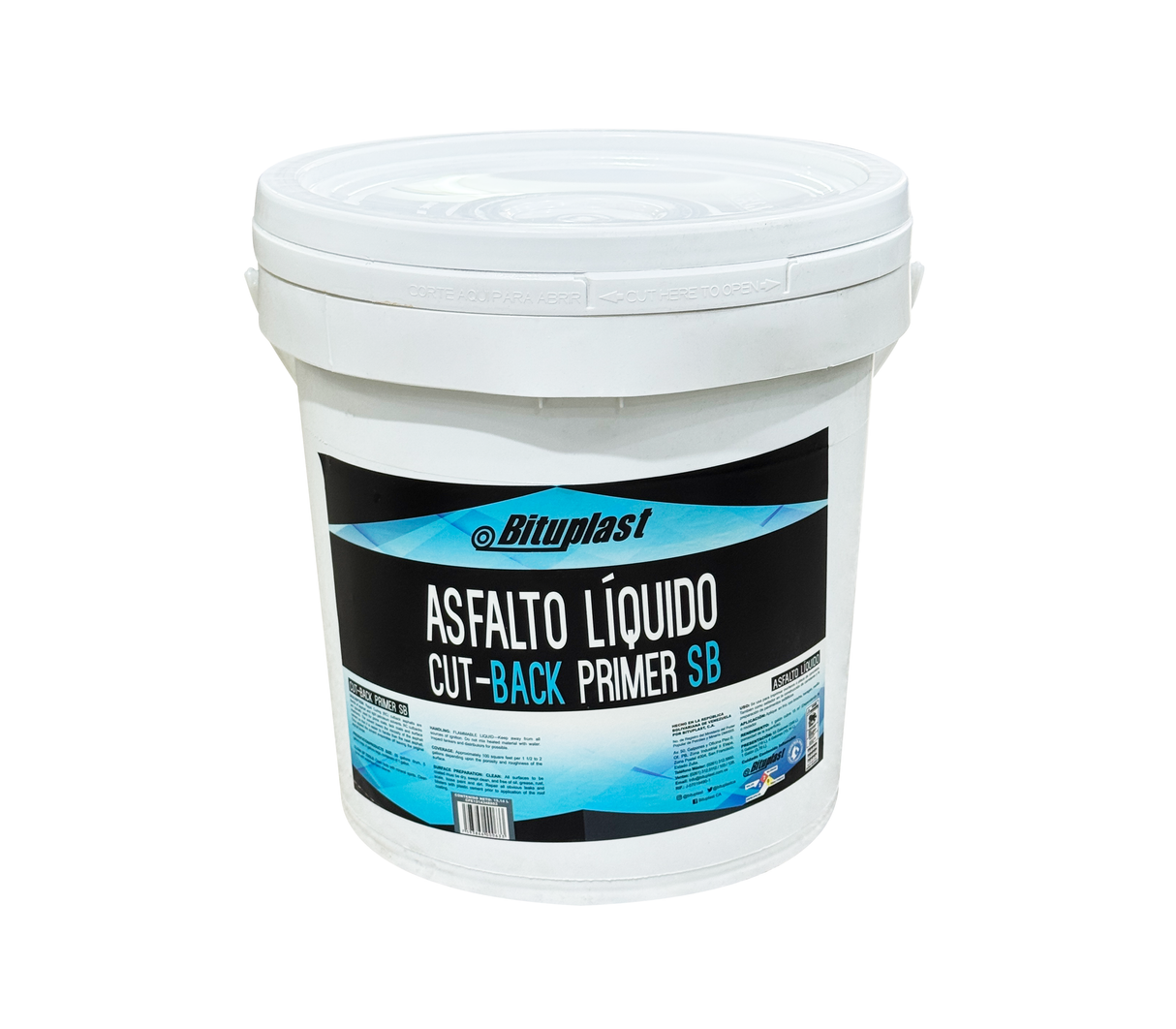 Asfalto líquido cuñete Bituplast