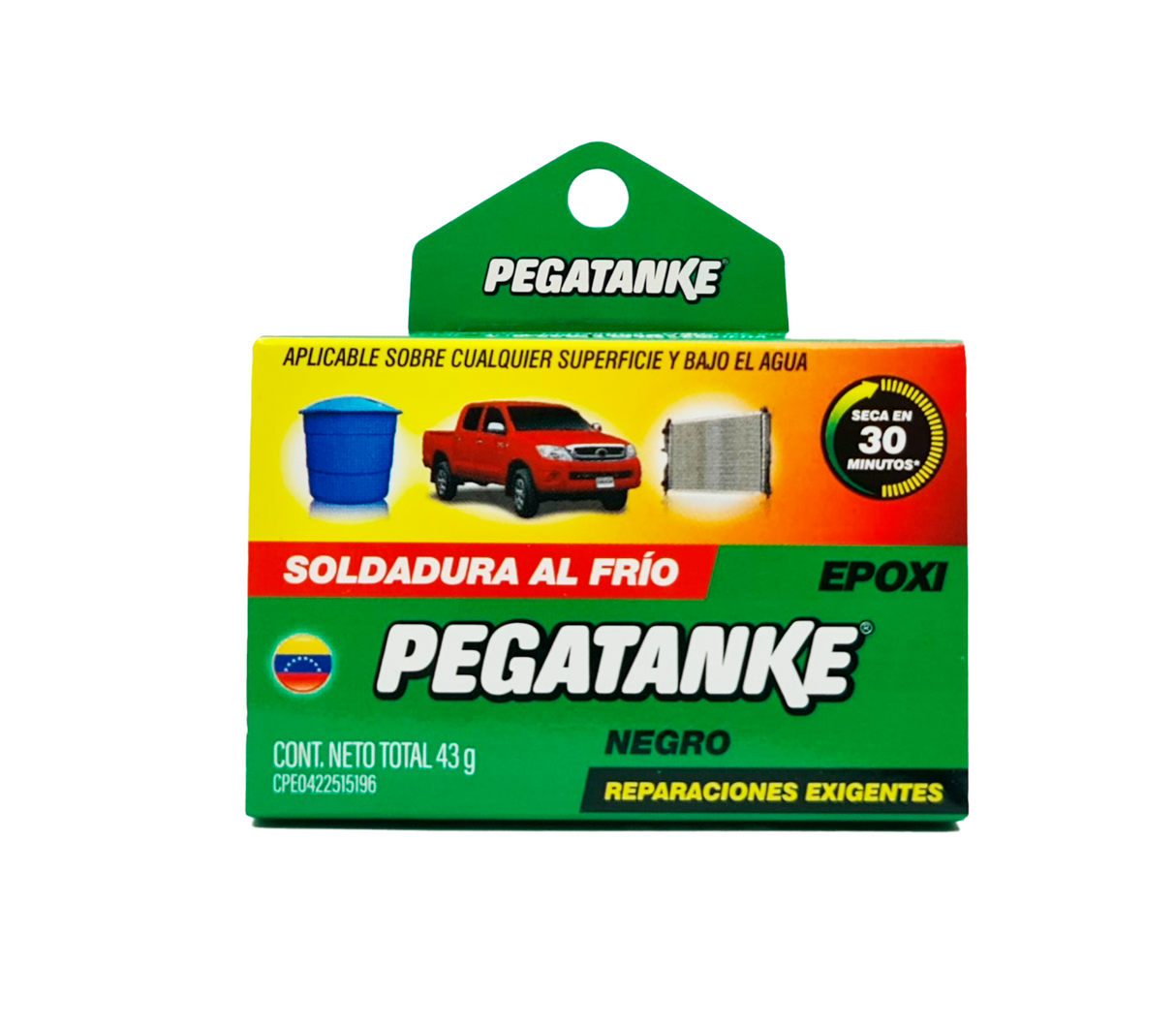 Pegatanque epóxico negro 44gr Pegatanke