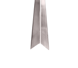 Perfil de aluminio 2cm en L line 2.45m silver Powerfik