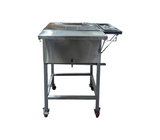 Baño d/maría mesón aux/repollera/salsera forrada c/ruedas Baldirio