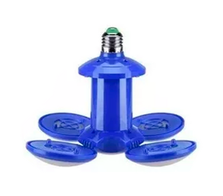 Lámpara plegable tipo balón azul 15w e27 100-265v 6500k rosca Run