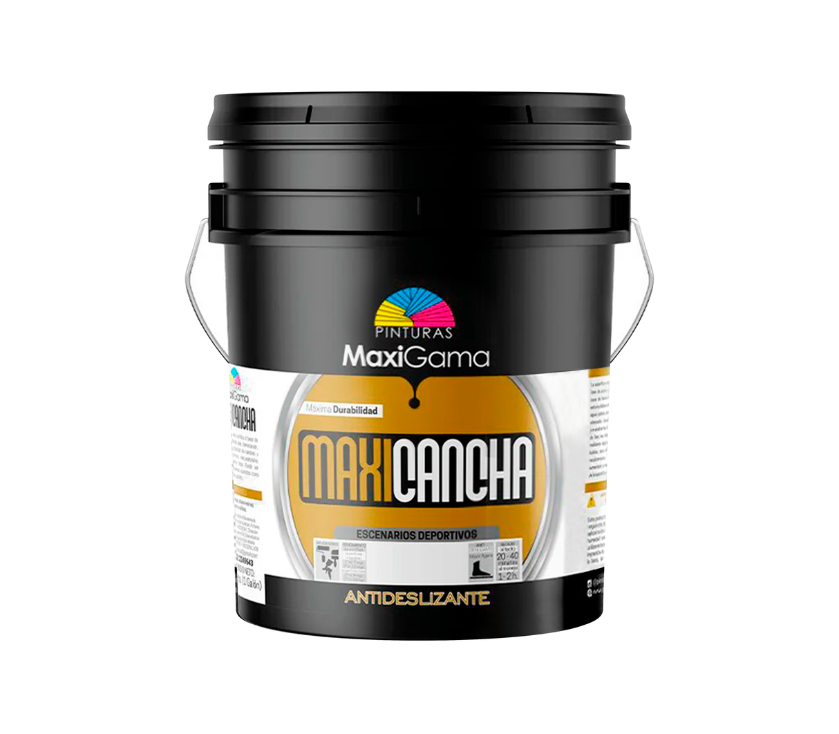 Pintura industrial a base de agua MaxiCancha Int/Ext Maxigama