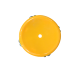 Taburete redondo metal 35 cm naranja Mo Import