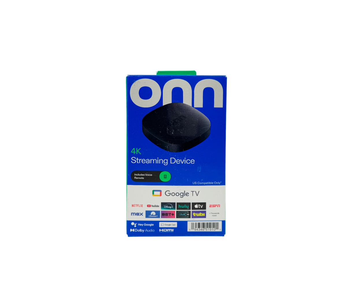 Google tv 4k box streaming Onn