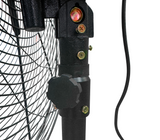 Ventilador industrial de pedestal 26" 3 aspa de aluminio 150w negro Powerfik