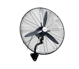 Ventilador industrial de pared 30" 3 aspa plástica 150w negro Powerfik