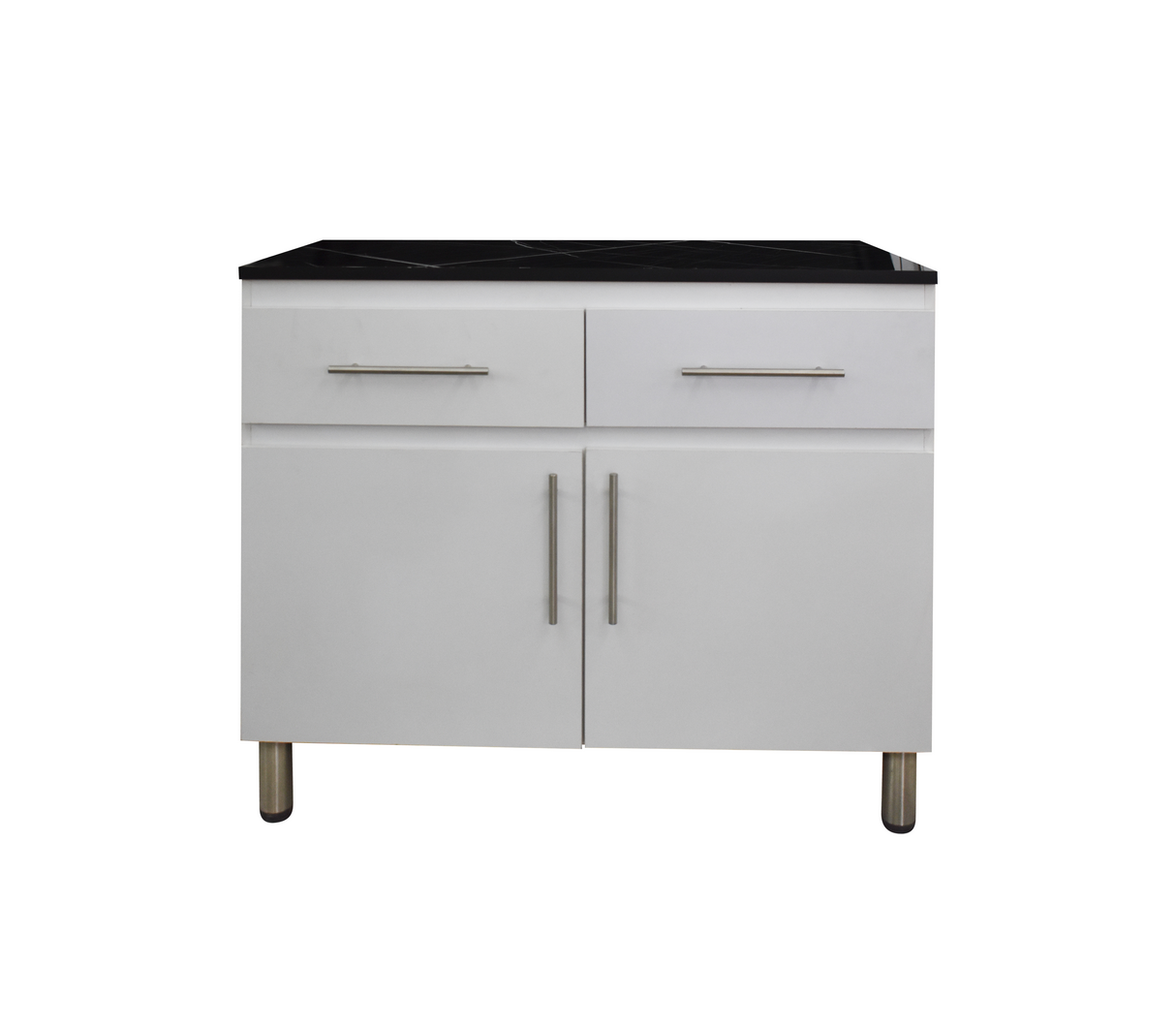 Gabinete/Mesón de Cocina C/2 Gavetas y Tope en PVC Powerfik