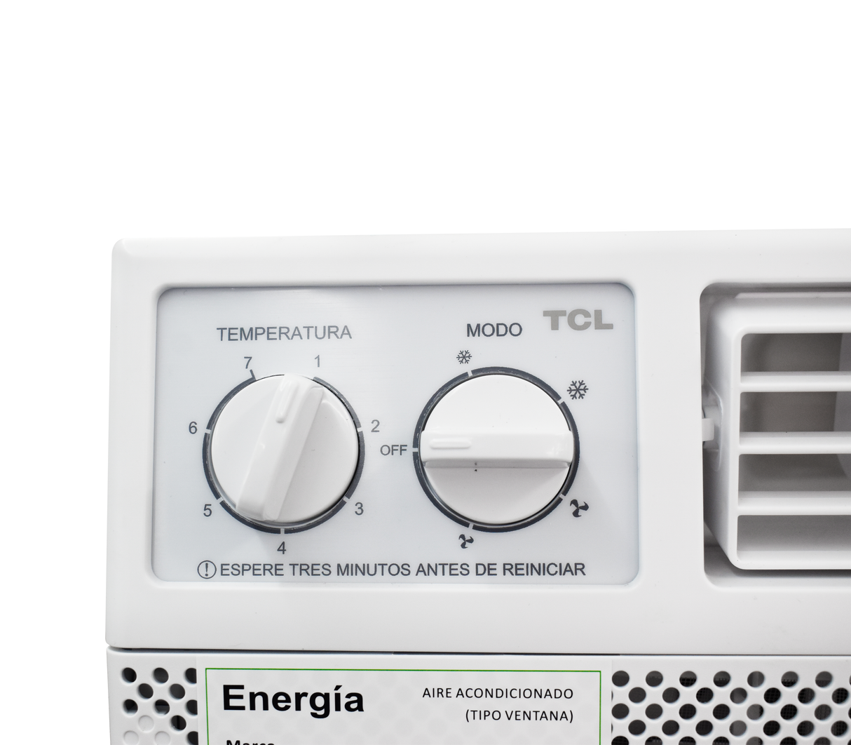 Aire acondicionado ventana 8000 BTU 110V Blanco TCL