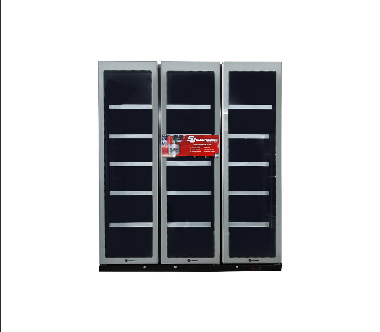 Exhibidor vertical 1120 litros sj-1120 3 puertas Sj Electronics