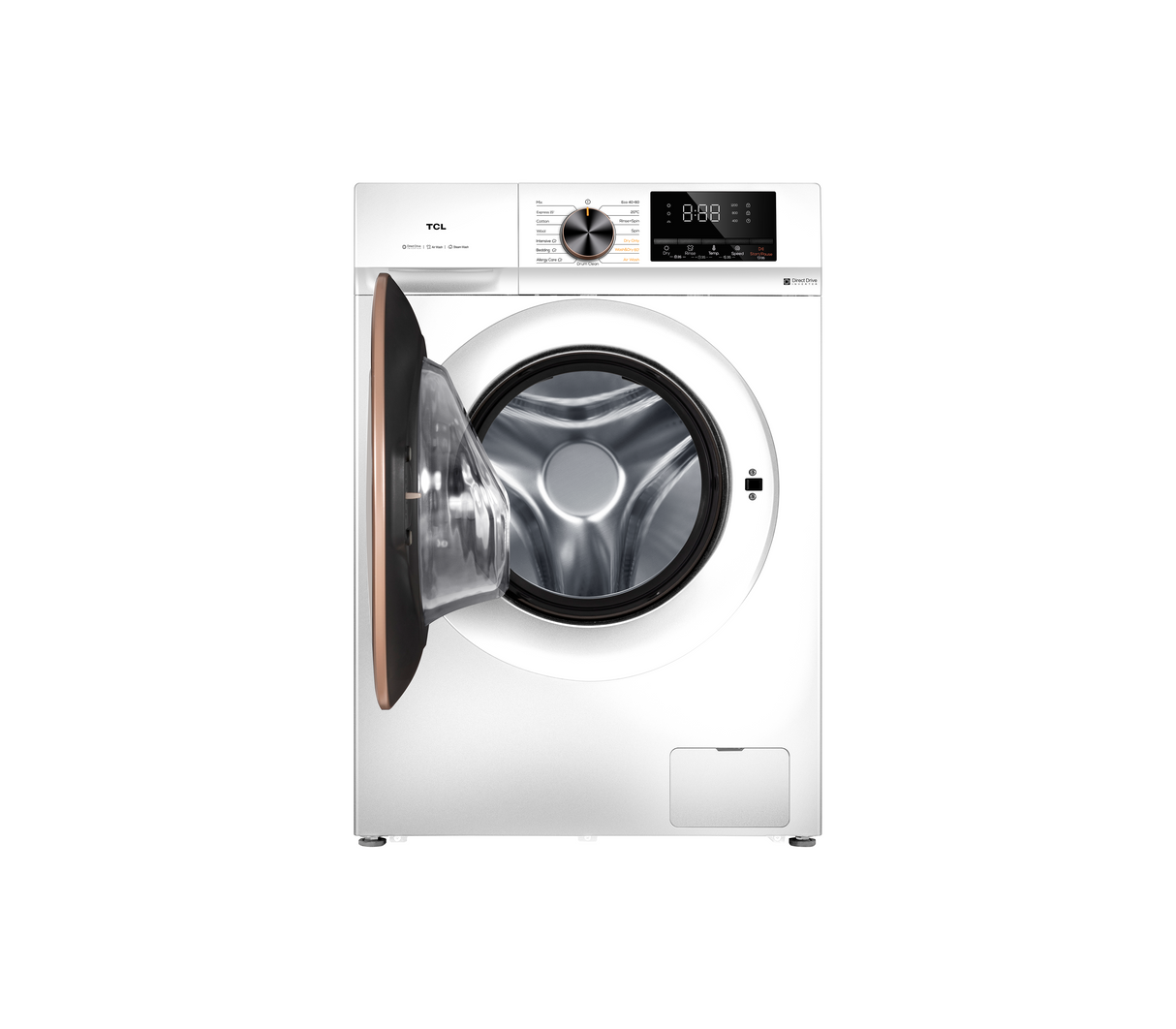 Lavadora secadora carga frontal inverter 110V 15kg blanca TCL