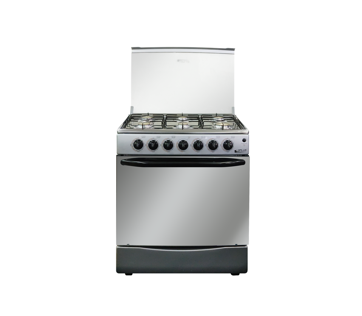 Cocina a gas 6H 30" encendido automático silver Gplus