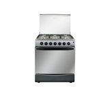 Cocina a gas 6H 30" encendido automático silver Gplus