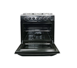 Cocina a gas 6 hornillas 30" Encendido automático negro Gplus