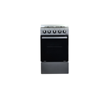 Cocina a gas 20" de piso 4h c/horno plateada Nero