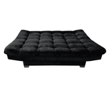 Sofá Cama en Gamuza Negro Prestigios