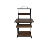 Mesa de Computadora 3 NIV. Base D/Metal Fabricación Nacional Marrón C/Betas Powerfik
