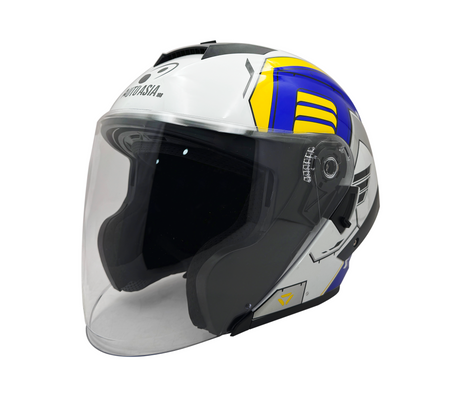 Casco para motorizado SM526 Con Luz Led Trasera Autoasia