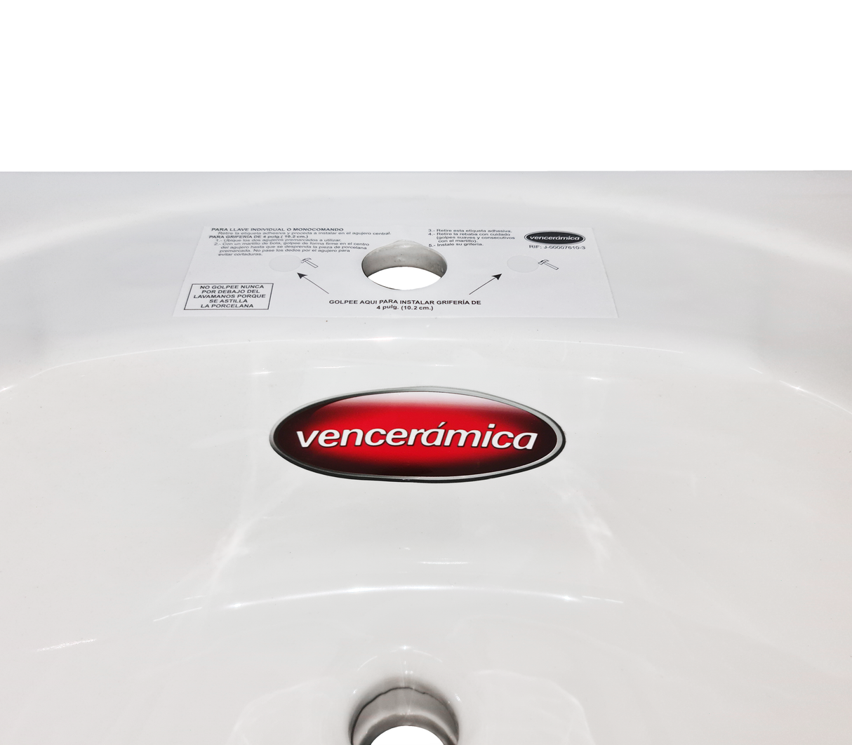 Lavamanos pompano 6625 con pedestal belair 6683 blanco Vencerámica