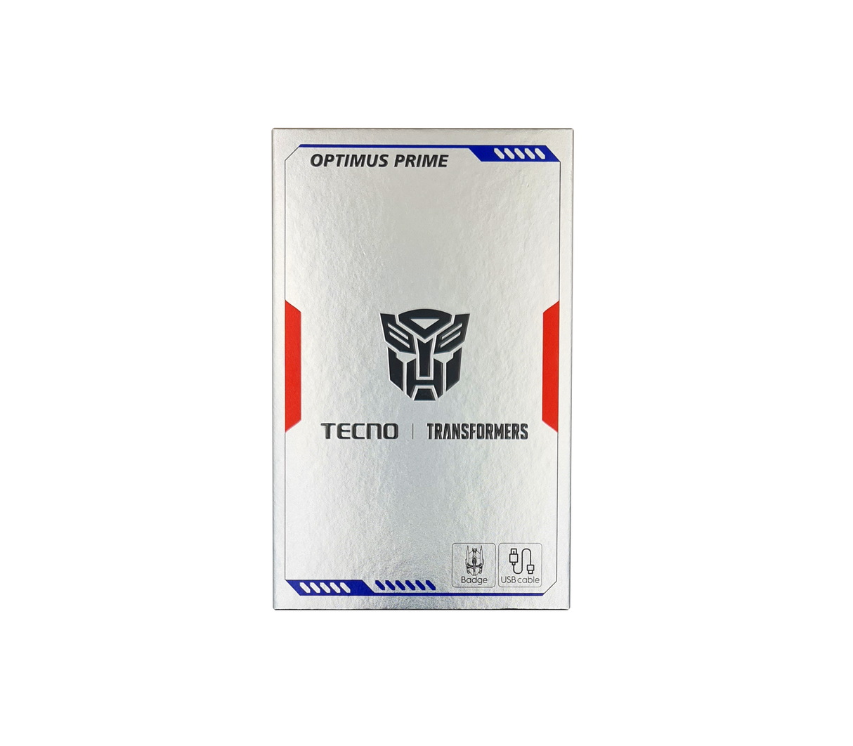 Cable cargador doble tipo C transformers rojo/azul Tecno