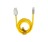 Cable cargador usb/tipo C transformers amarillo Tecno