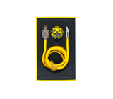 Cable cargador usb/tipo C transformers amarillo Tecno