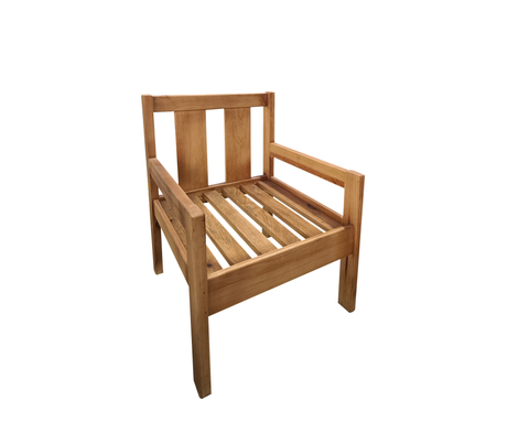 Juego de recibo 1, 1 y 2 puestos madera c/cojín bipiel negro Isabel