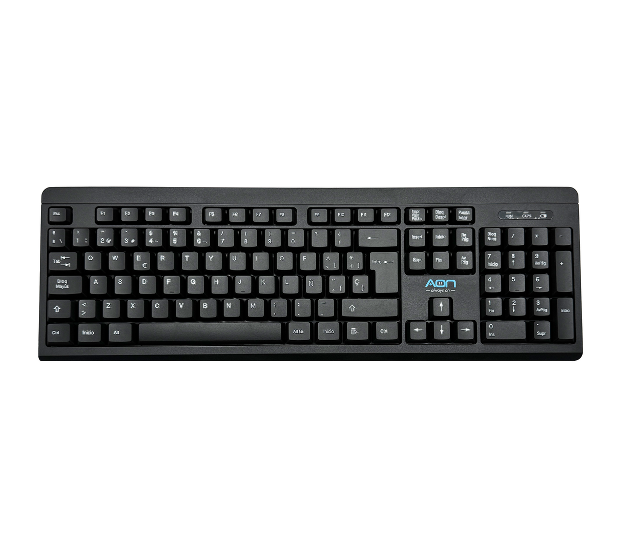 Combo Teclado + Mouse Inalámbrico Black Aon